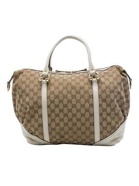 Gucci Gg Canvas Horsebit Nail Boston #349324G50B